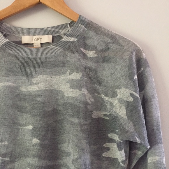 camo sheer top
